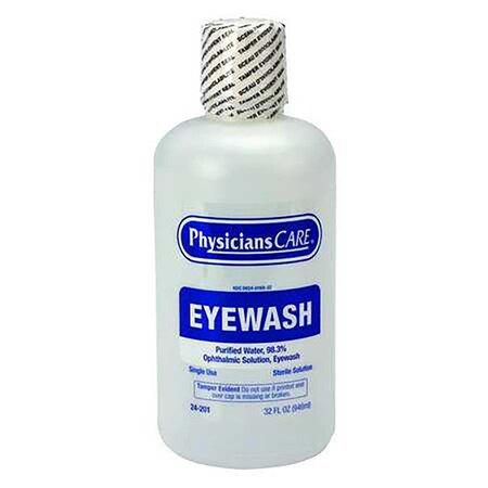 Acme United Eyewash Bottle, Screw Cap, 32 Oz. 24-201-001